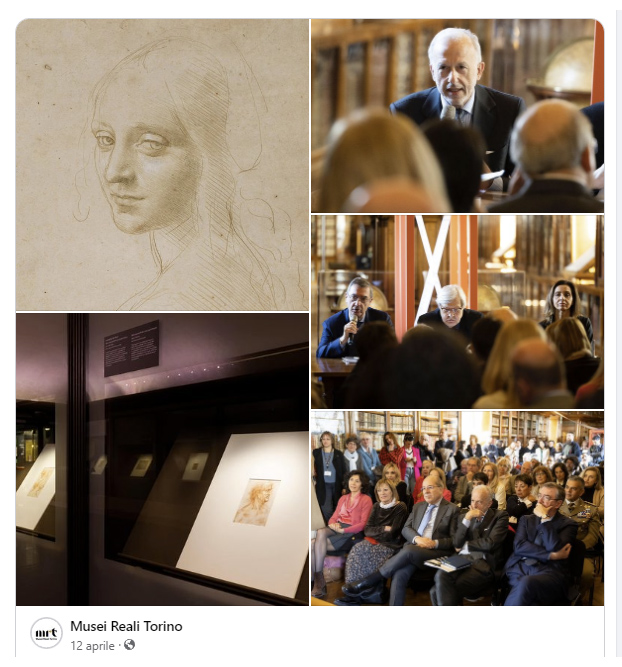 biblioteca reale torino disegni leonardo Sgarbi Vittorio